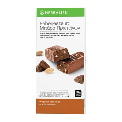 Fehérje szelet mogyorós-csokoládés (570Ft/db)